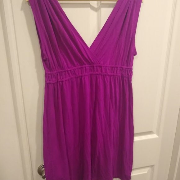 Loft Fuchsia Knit Dress M - Picture 4 of 8